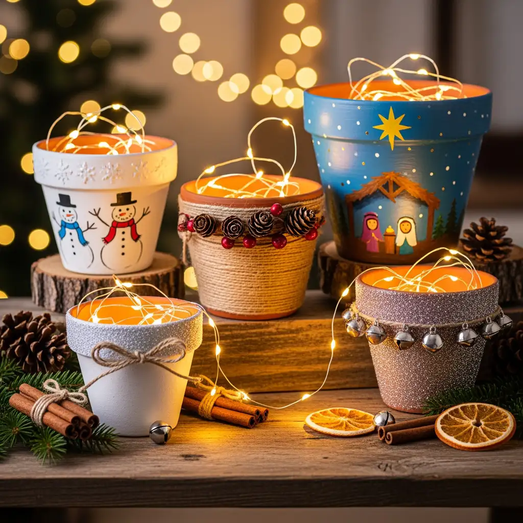 Illuminez Votre Noël : L’Art de Transformer de Vieux Pots en Décorations Magiques et Durables