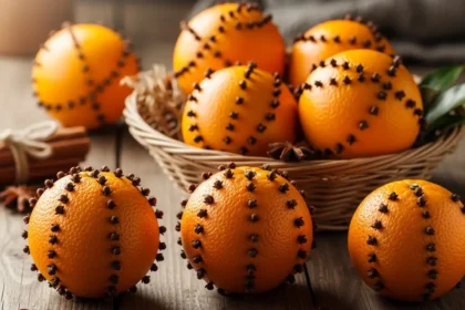 Le secret des oranges piquées : un parfum d’hiver naturel et une protection écologique 🍊