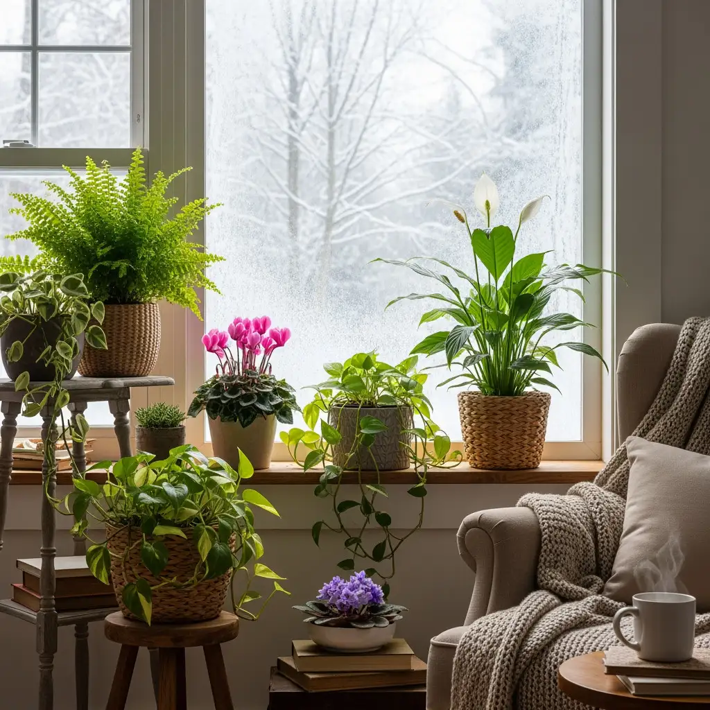 Révélez le potentiel de vos fenêtres nord : un guide pour des plantes épanouies en hiver