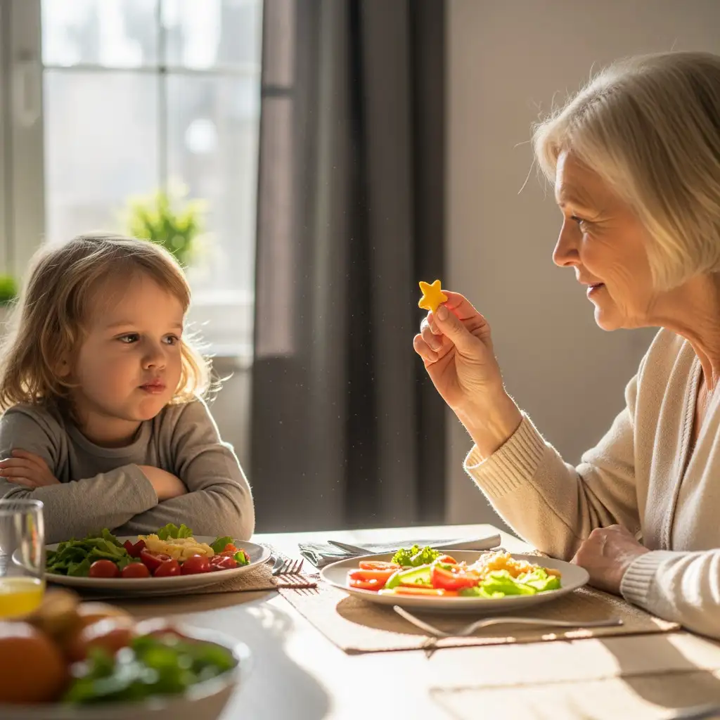 Quand les petits-enfants boudent l’assiette : Comprendre et agir avec amour