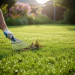 Le secret d’un gazon éclatant : le geste essentiel après la pluie