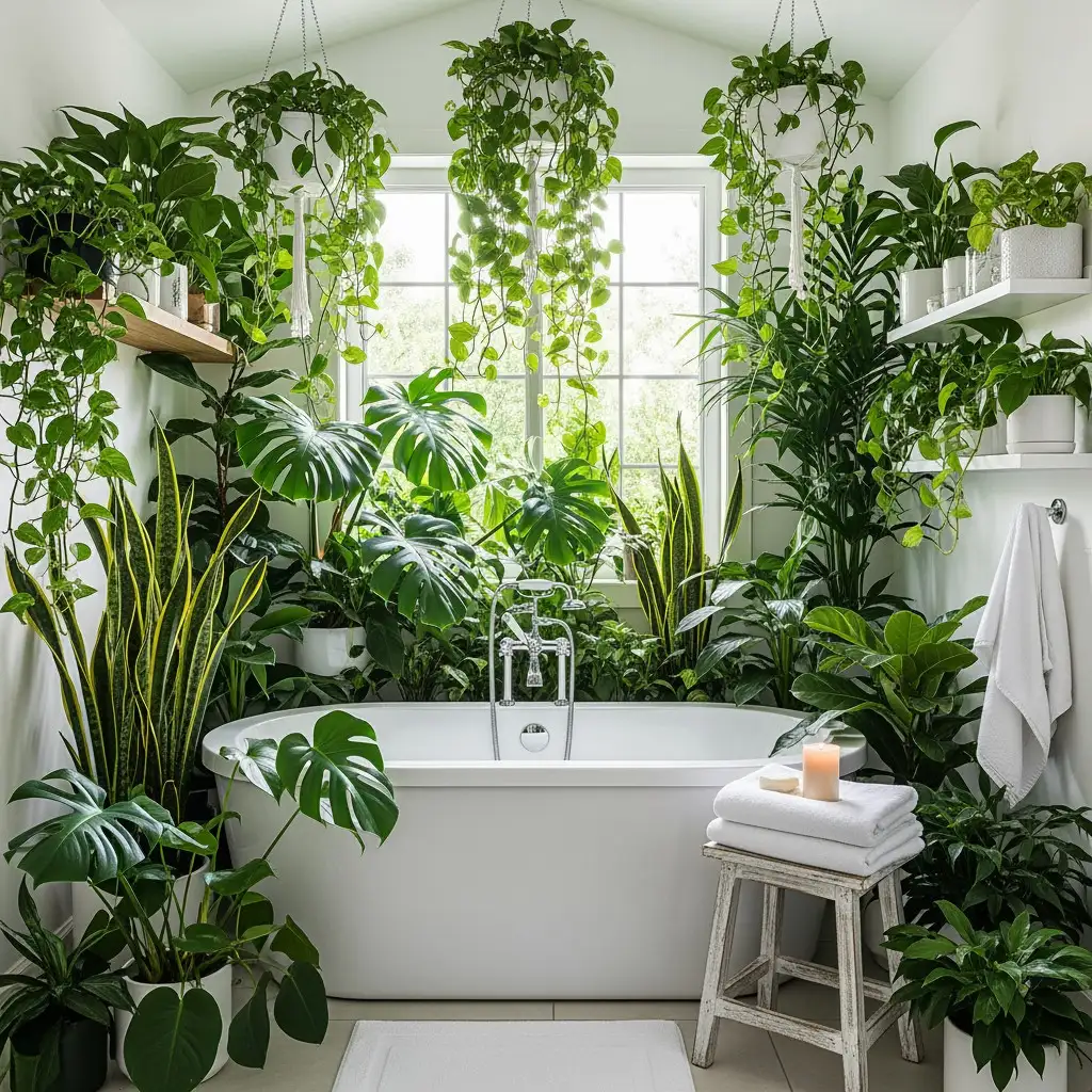Transformez Votre Salle de Bain en Jungle Urbaine 🌿