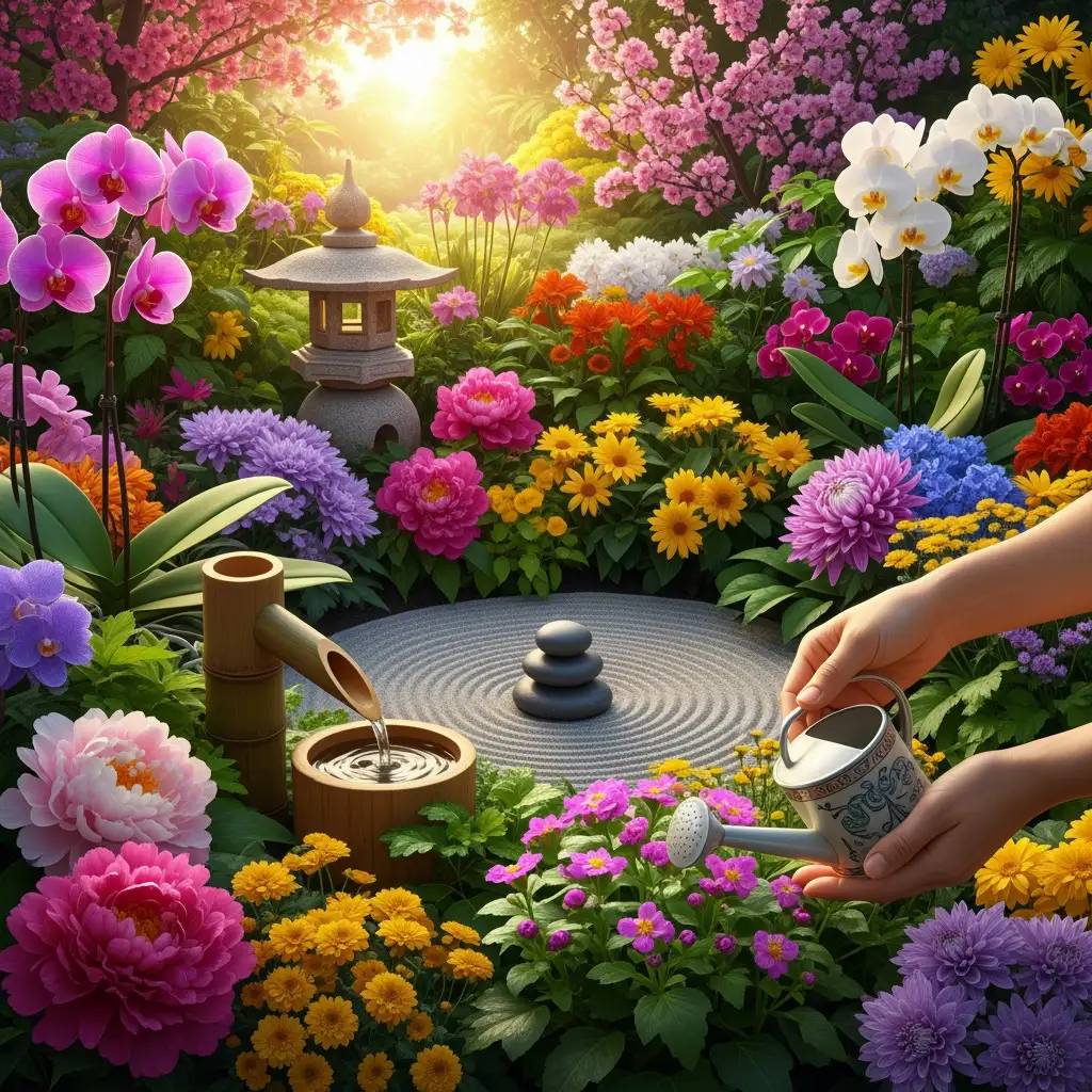 Le Secret Asiatique pour des Floraisons Éclatantes : Un Geste Simple qui Révolutionne Votre Jardin