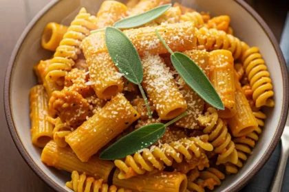 La Magie Crémeuse des Pâtes à la Butternut : Votre Plat Réconfortant de l’Hiver