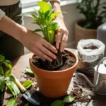 Le secret insoupçonné pour un rempotage réussi et des plantes épanouies