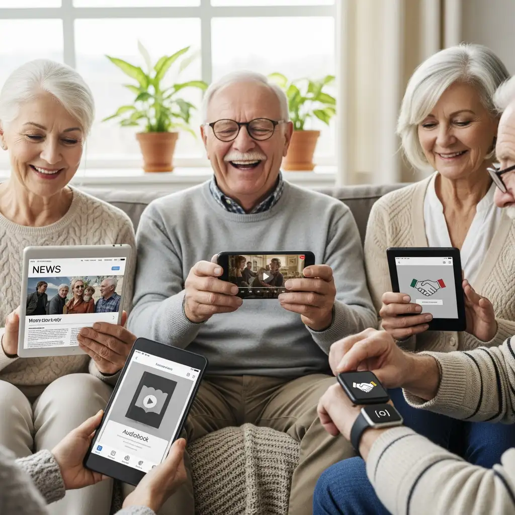 Les Applications Indispensables pour Seniors : Informer, Divertir et Soutenir au Quotidien