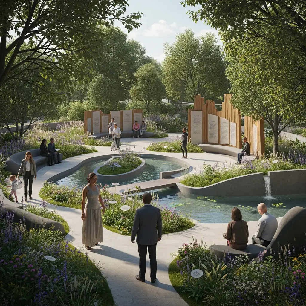 Le jardin du souvenir : un lieu de recueillement moins individuel