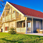 Photos de Chalet Le Flocon Bleu | location Mauselaine Gerardmer | Au pied des pistes | Vue lac | Sauna | WiFi n°2