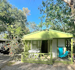 Photos de Camping Calvi La Clé des Champs location bungalow chalet n°3